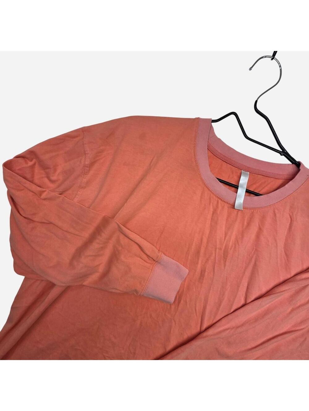 Fabletics Women's Orange and Pink Shirt